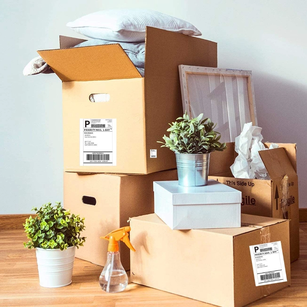 A6粘着感熱紙ラベル