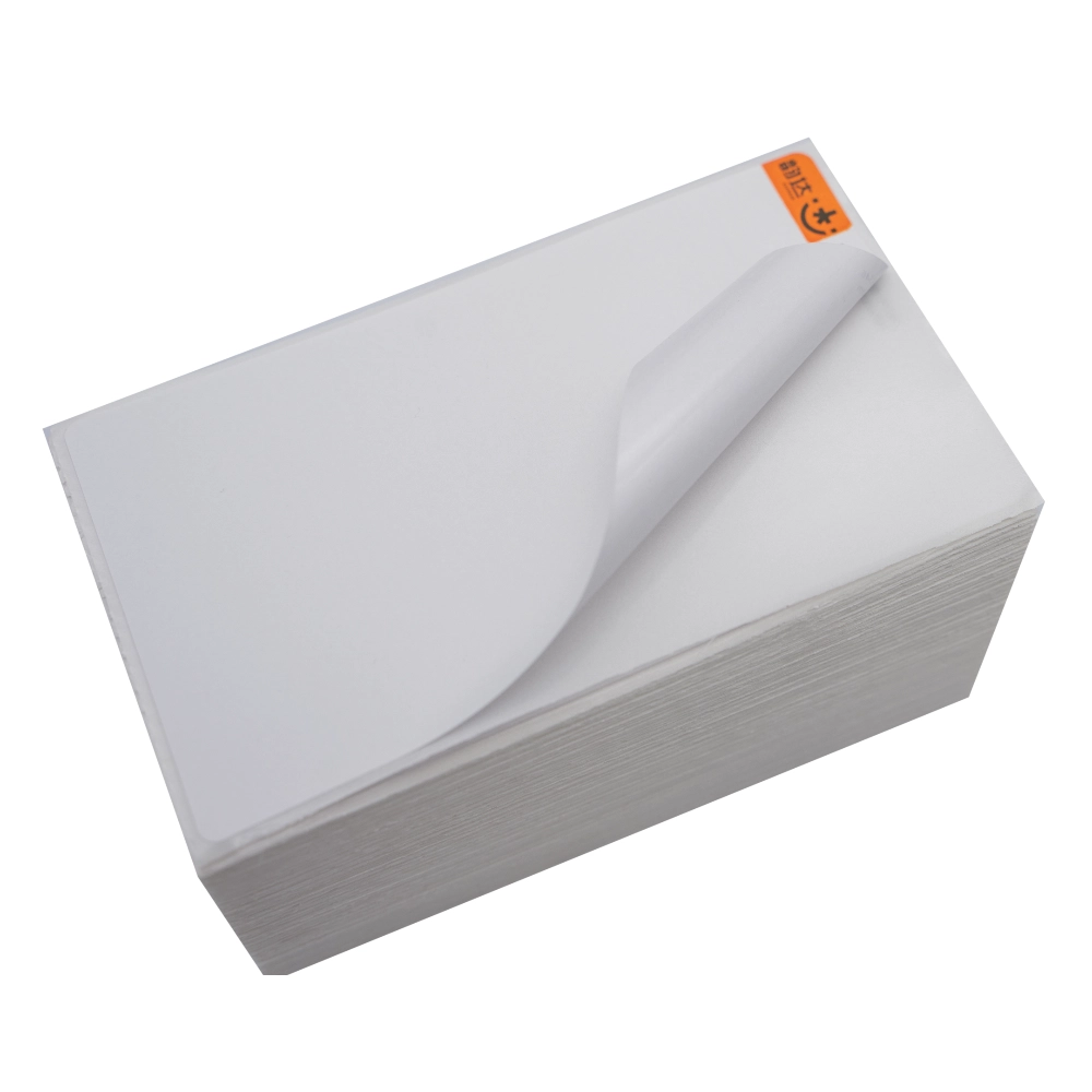 トップコート粘着ラベル紙