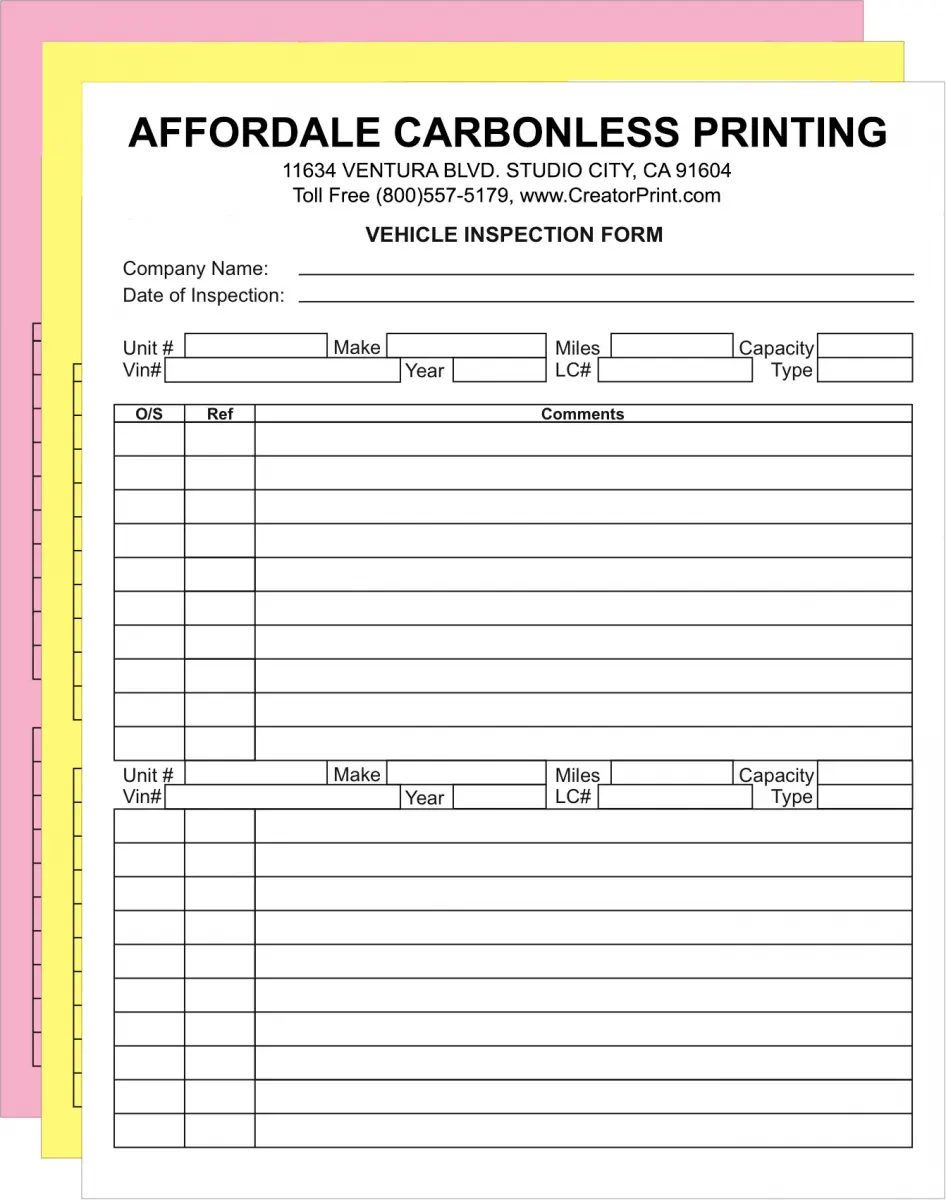 カスタム印刷されたNCR紙